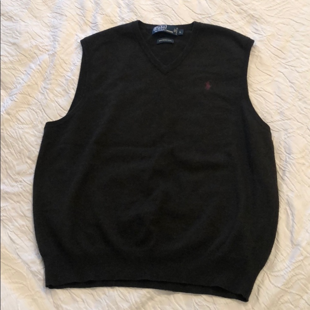 Polo by Ralph Lauren Sweater Vest 100% Merino Wool
